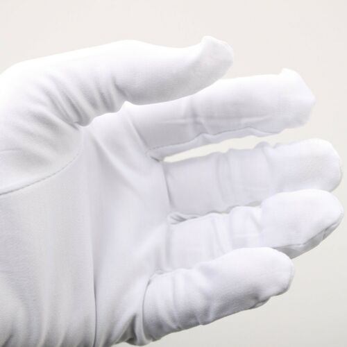 (10 Pair) Dexac Microfiber Gloves Scratch Fingerprint Free for Jewelry Collectible Lens Camera Optics Collectibles Figures