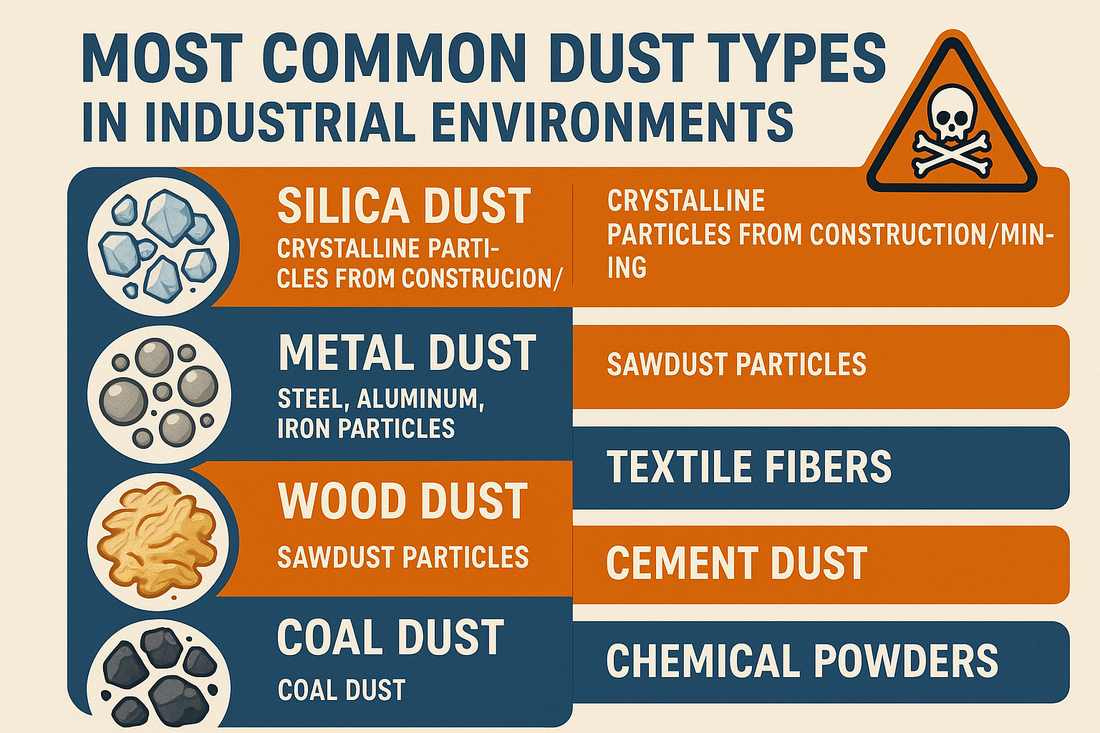 The Most Common Dust Types in Industrial Environments