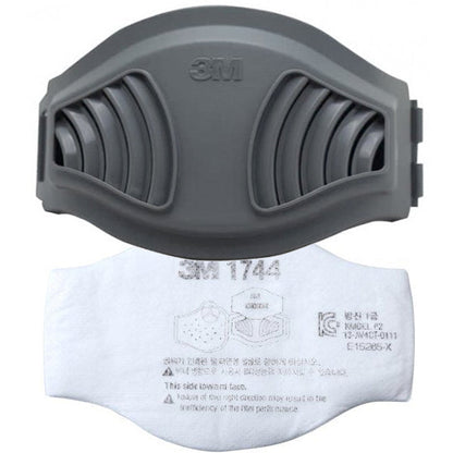 (10 ea) 3M 1700 Pre-Filter Retainer + 1744 Filters for 3M 1744 1744C 1200 3200