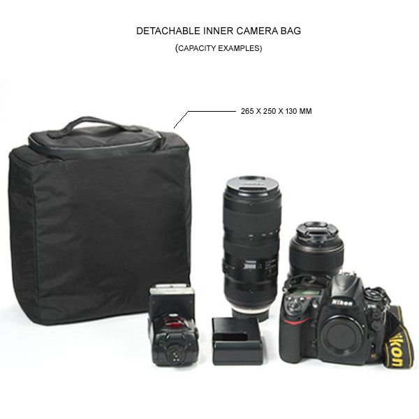 AIRCELL ACB-5030 Backpack for Professional Camera Travel Photo Shooting Tour - Air Cell Technology