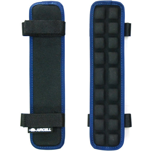 AIRCELL ASP018V Shoulder Saver Pad Straight Design (Navy) For Backpacks Shoulder Bags