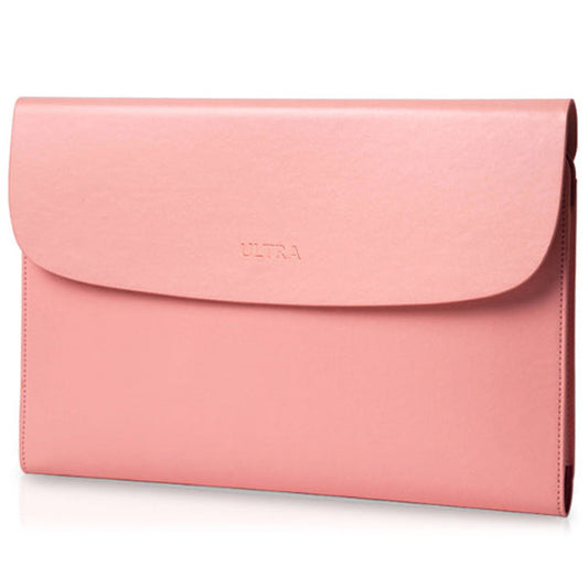 LG Ultra PC 15-Inch Laptop Artificial Leather Case Sleeve Pouch Cover Bag (Pink)