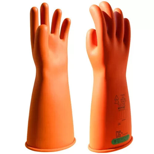 Novax Electrical Insulating Safety Gloves 26500V Class 3 (41 cm/16 Inch)